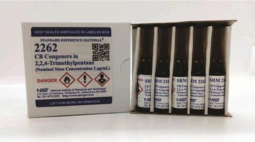  SRM 2262 - 2，2，4-三甲基戊烷中的氯化聯(lián)苯同系物(標稱質(zhì)量濃度為2μg/mL)