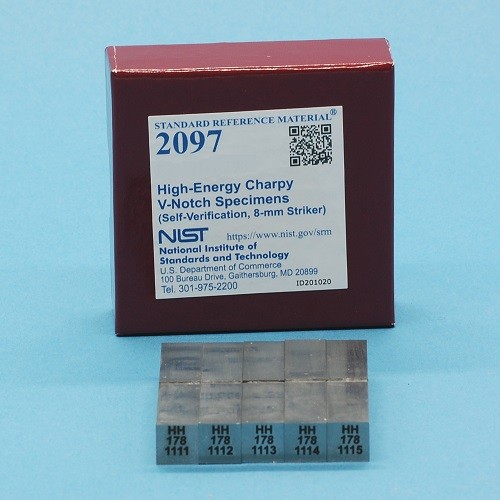 SRM 2097 - 高能Charpy V-缺口標(biāo)本(自驗(yàn)證，8毫米射手)