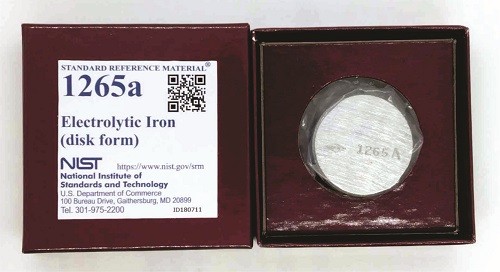  SRM 1265a - 電解鐵(圓盤形)標(biāo)準(zhǔn)品